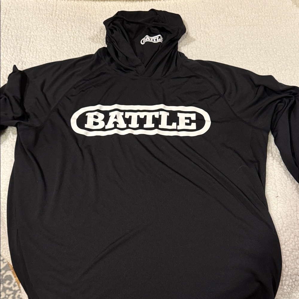 Men's Black Long Sleeve Tee